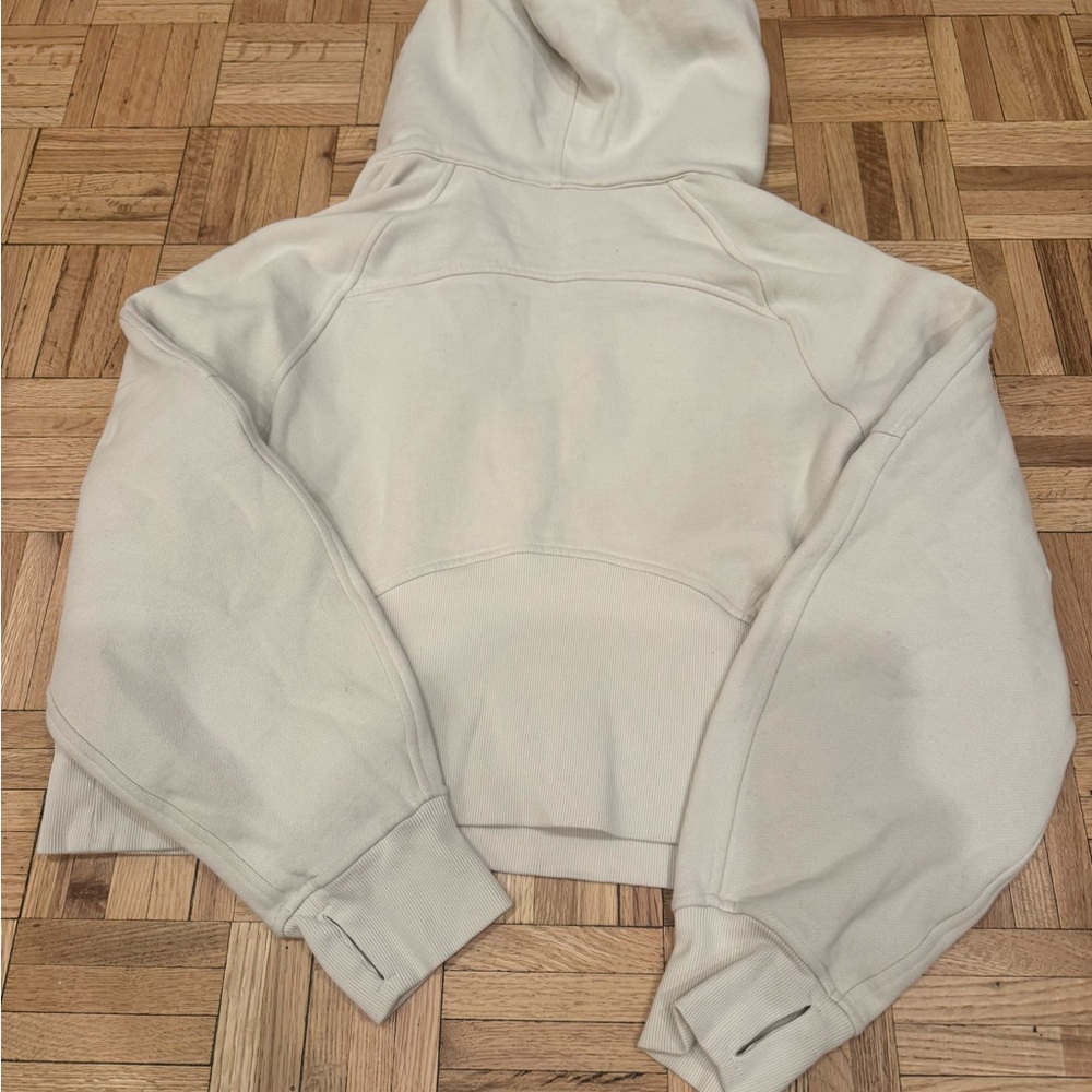 Oatmeal colored Lululemon Half-Zip Hoodie. Like new! - Picture 5 of 5